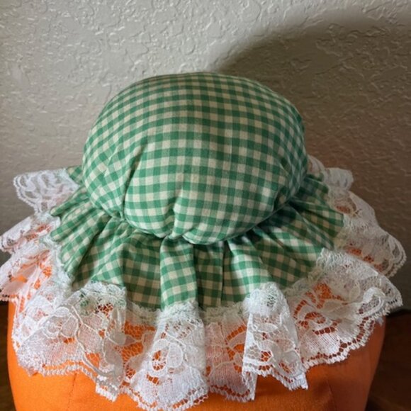 Handmade Pumpkin‎ Jack-O-Lantern Plush Doll 9"H x 14" D - Picture 3 of 5